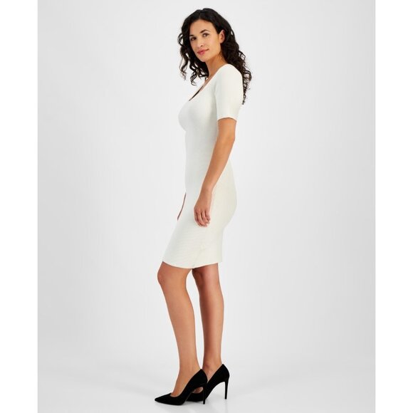 BOSS Orange Women's Fesco Dress Ivory Size M MSRP $178 NWD - Picture 7 of 7